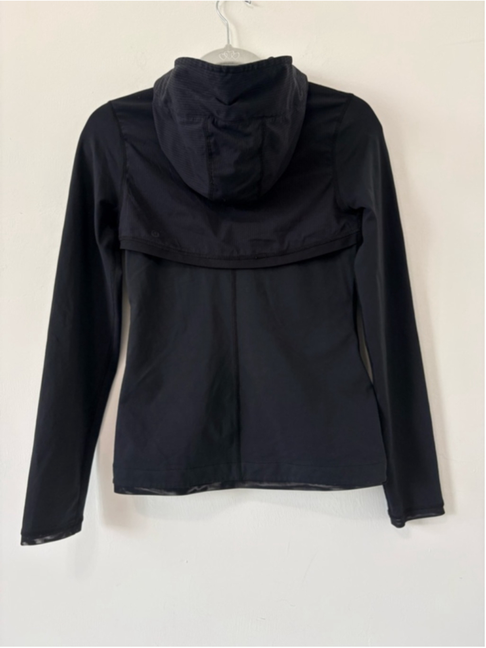 Lululemon Vintage Get Ready Jacket Hooded Full Zip Sz 2 Black EUC - Picture 7 of 11
